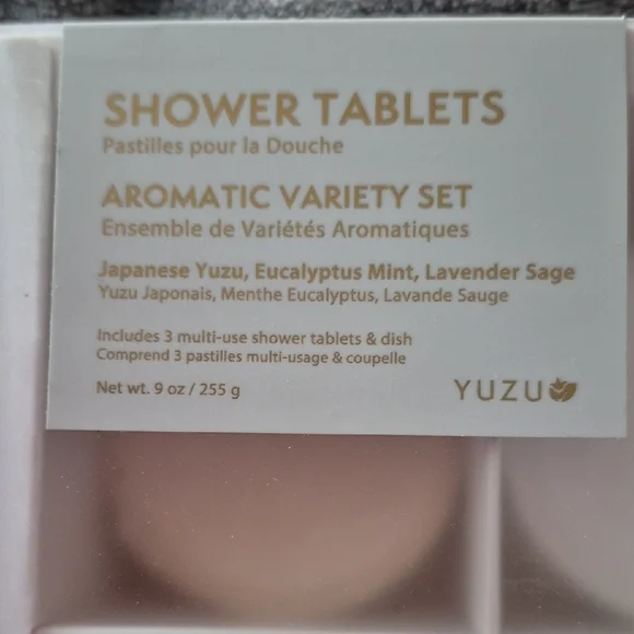 Yuzu White Shower Tablets Aromatic Set - Picture 2 of 3